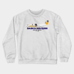 DeHavilland Canada Dash 8-300/Q300 - Jazz Air "Yellow" Crewneck Sweatshirt